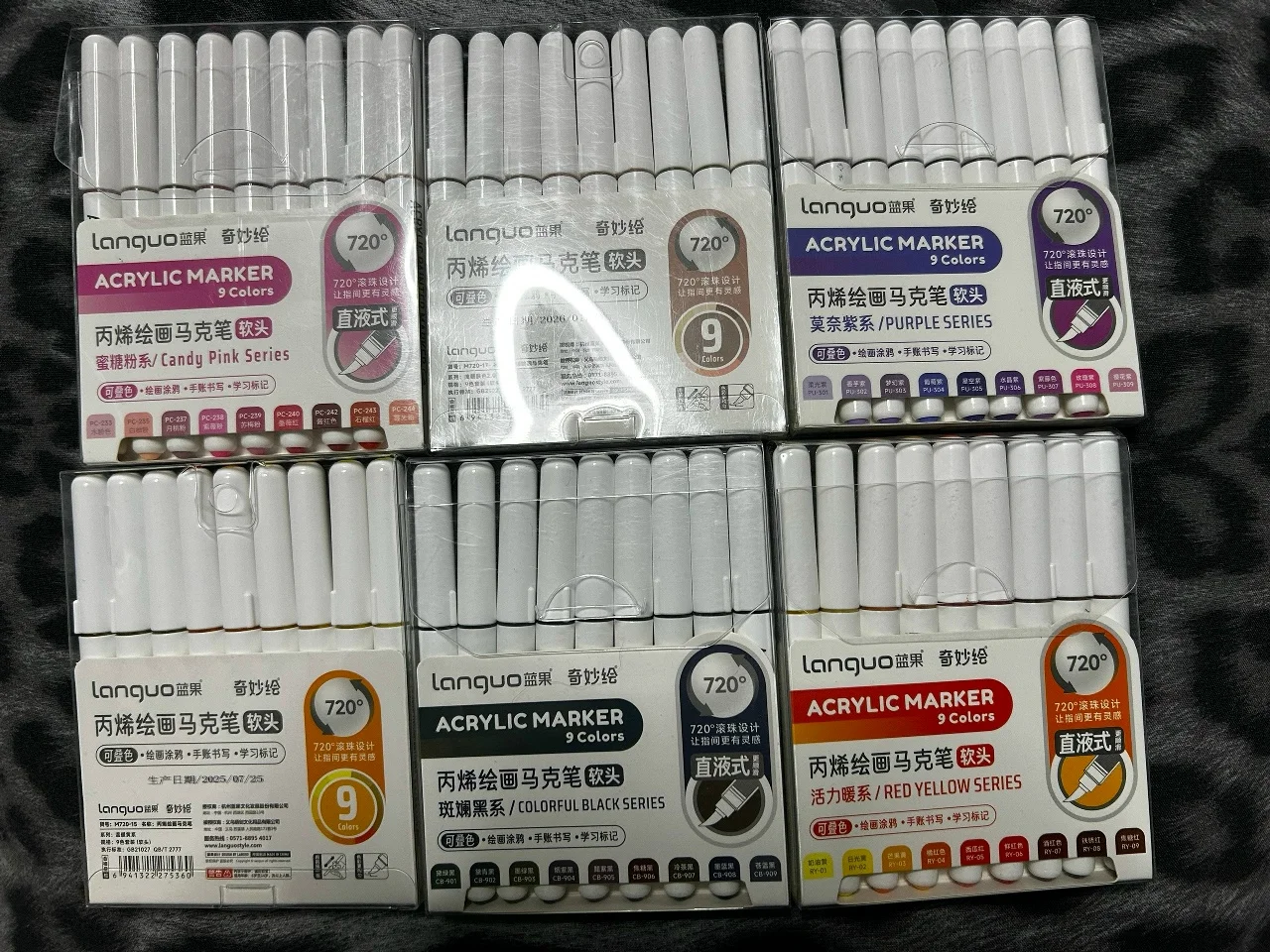 Продам акриловые маркеры GuangNa и Languo