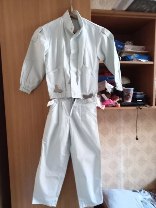 Костюм из плащевки детский ретро